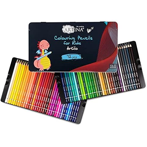 Lápices de colores de madera para niños