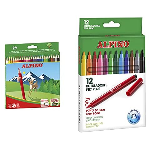 Lápices de colores finos para niños