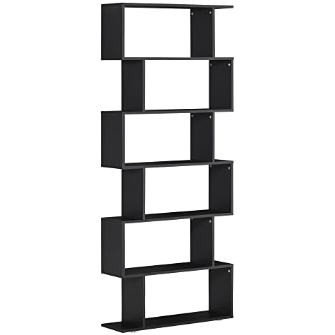 Librerías de salón en forma de S