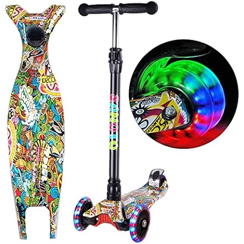 Kinderscooter mit Lichtern