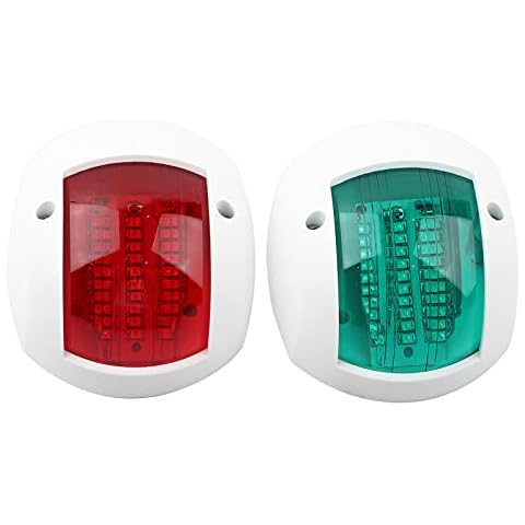 Luces de navegación Qiilu para barcos