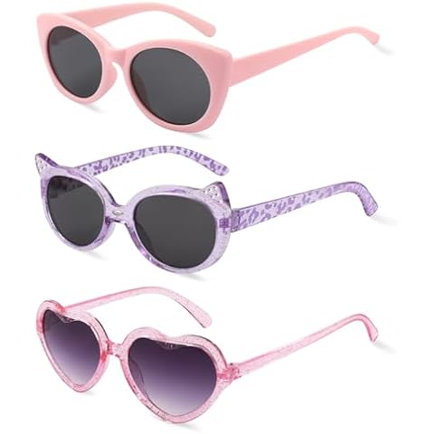 Lunettes de soleil violettes pour fille
