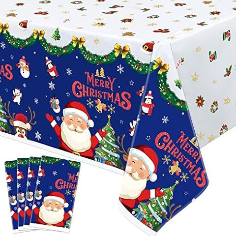 Manteles de Papá Noel