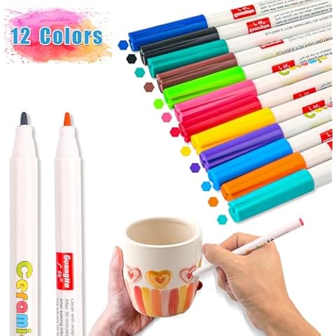 Marqueurs à dessin pour céramique