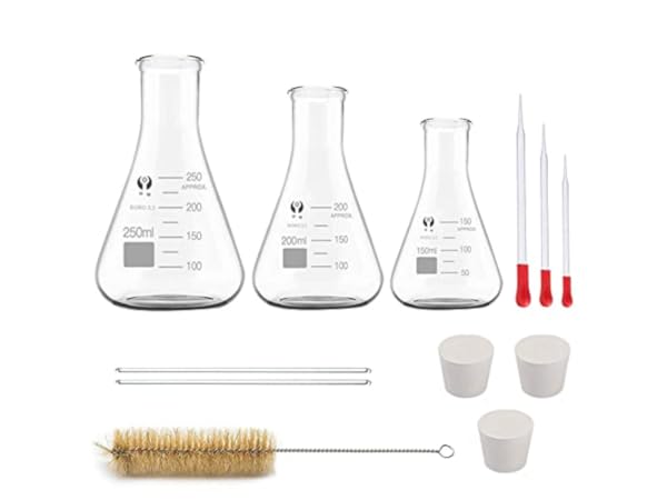 Matraces de Erlenmeyer de laboratorio Miniatura