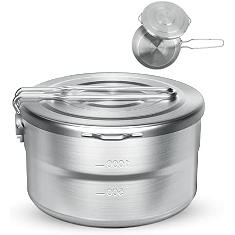 Camping-Kochgeschirr mit Deckel