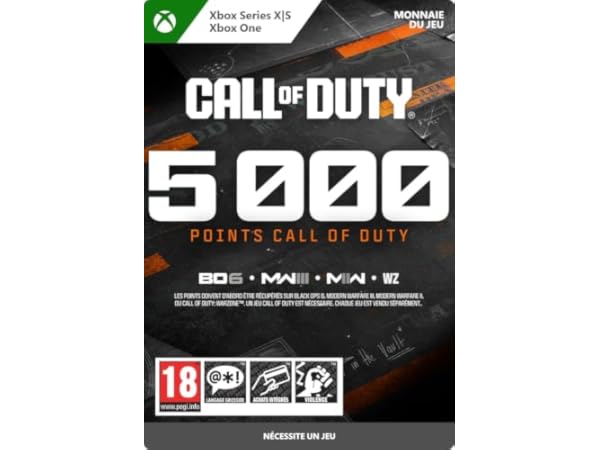 Monnaie virtuelle pour jeux Xbox One Vignette