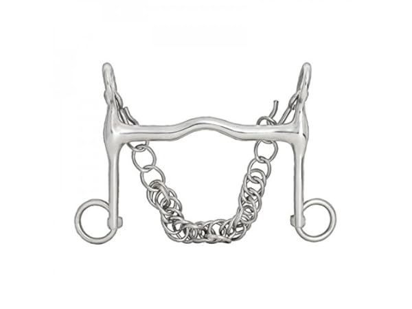 Mors de bride à pompe équitation Vignette