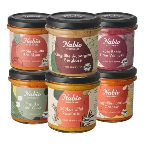 NABIO Aufstriche & Dips für Snacks