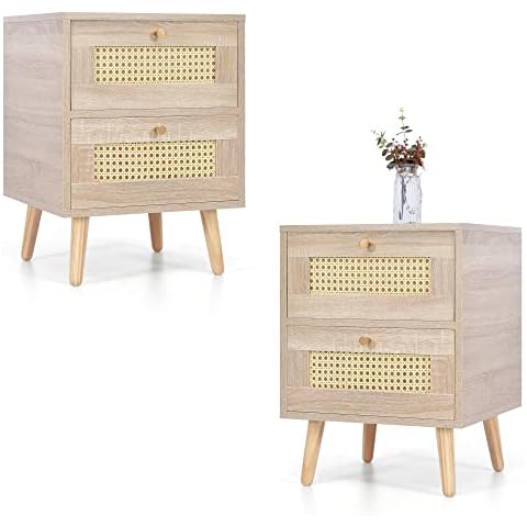 Rattan Nachttische