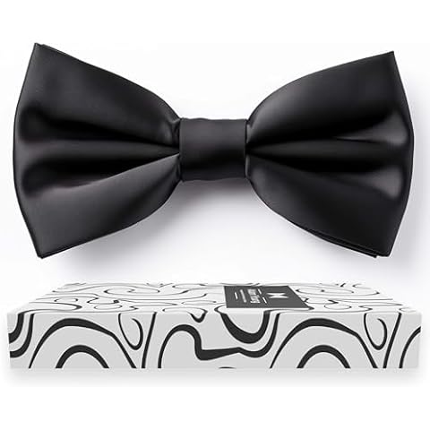 Nœuds papillon en satin pour hommes