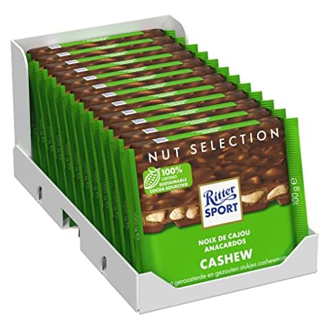 Schokoladen-Tafeln mit Nüssen