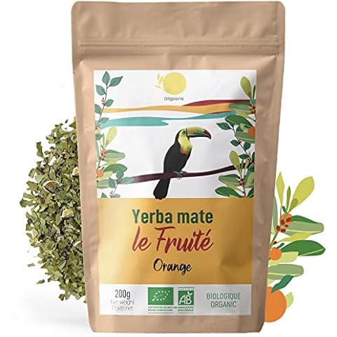 Mate-Tee mit Orangengeschmack