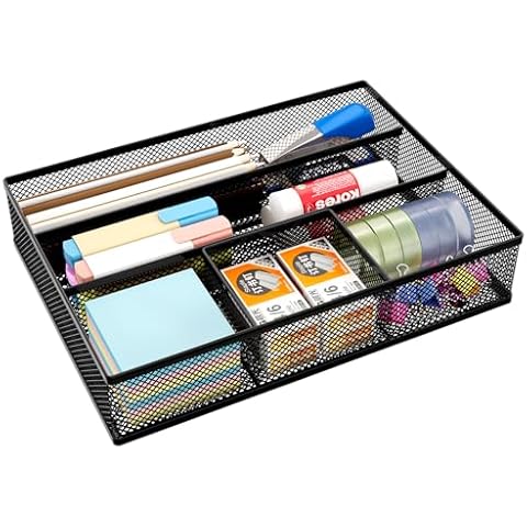 Organiseurs de tiroir de bureau en métal