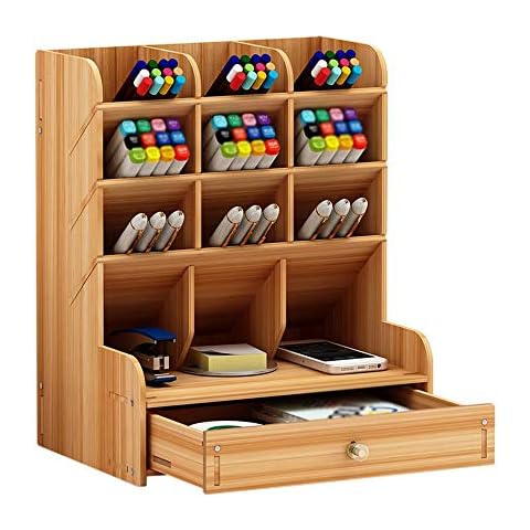 Organizadores de escritorio de madera