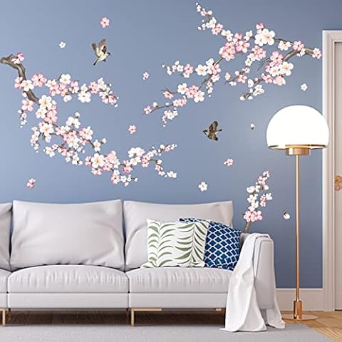 Pegatinas de pared de flores
