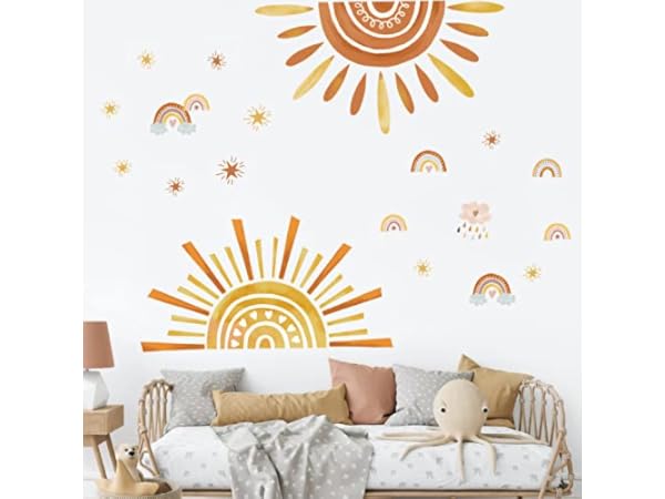 Pegatinas de pared de sol para bebé thumbnail