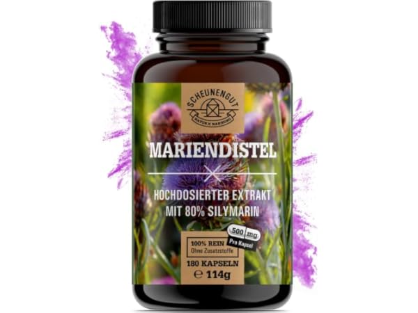 Pflanzliches Ergänzungsmittel Mariendistel Vorschaubild