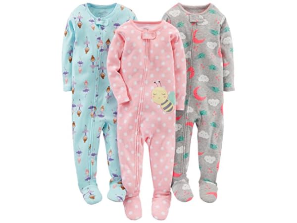 Pijamas de una pieza para niña Miniatura