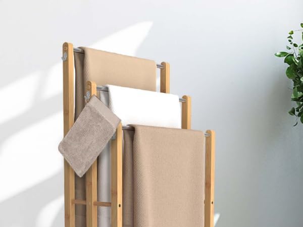 Porte-serviettes sur pied Vignette