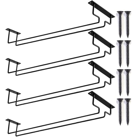 Porte-verres à montage sous armoire