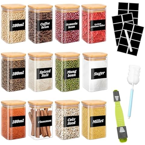 Pots et bocaux de conservation en verre