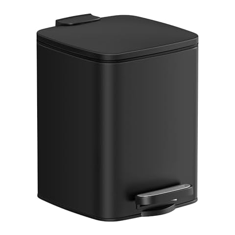 Poubelles de salle de bain antirouille