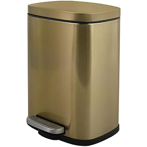 Poubelles de salle de bain brossées