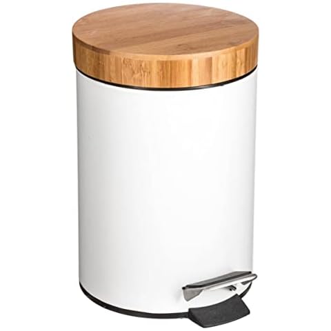 Poubelles de salle de bain en bambou