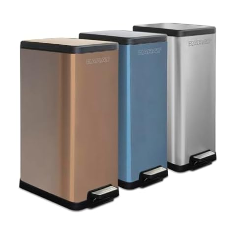 Poubelles de salle de bain en bronze