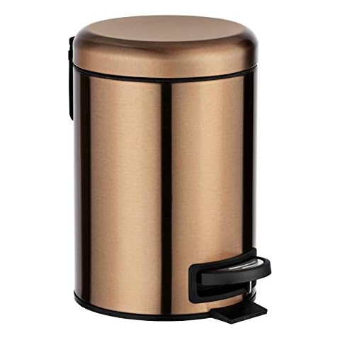 Poubelles de salle de bain métalliques