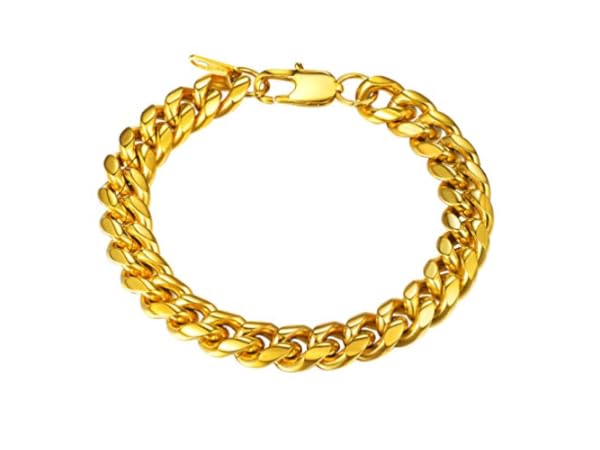 Pulseras con cadena y anillo baratas Miniatura