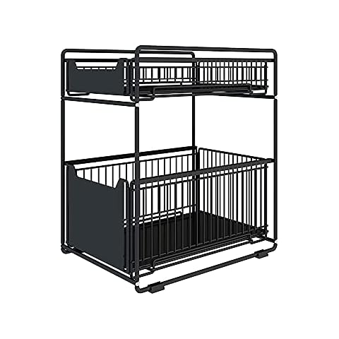 Rangements sous évier en acier