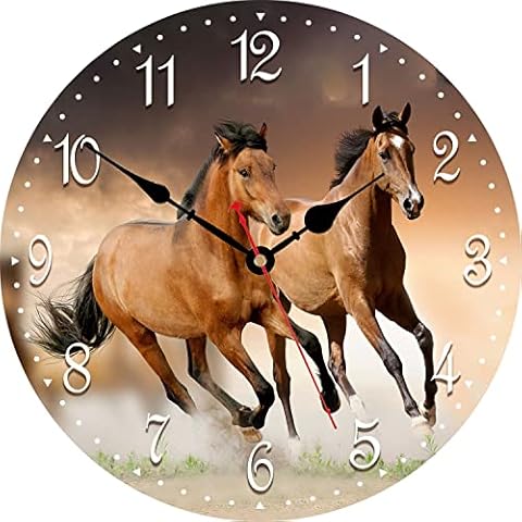 Relojes de pared con caballos