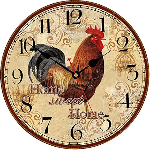 Relojes de pared con gallos