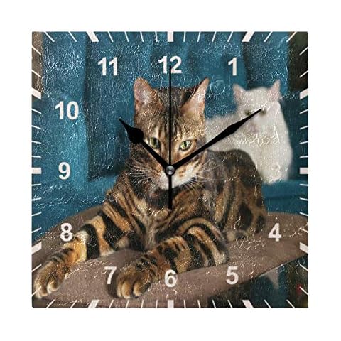 Relojes de pared con gatitos