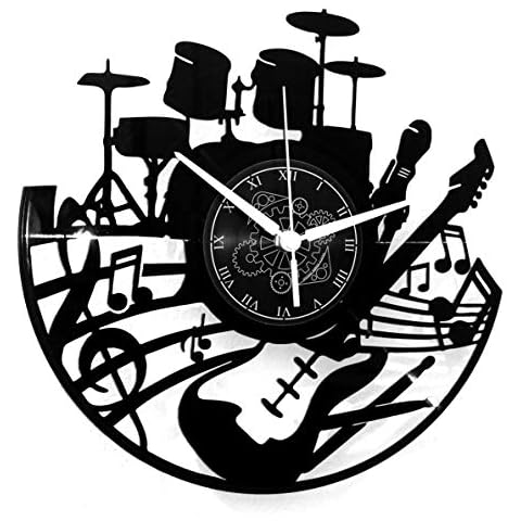 Relojes de pared con guitarras