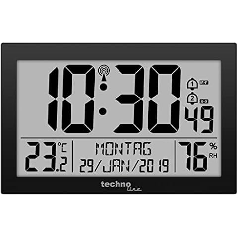 Relojes de pared con indicador de temperatura