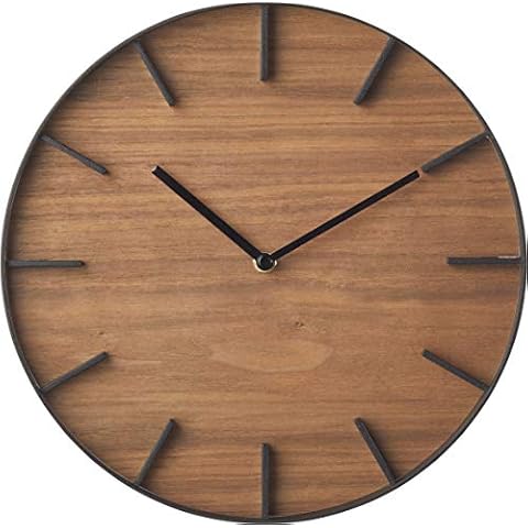 Relojes de pared de nogal