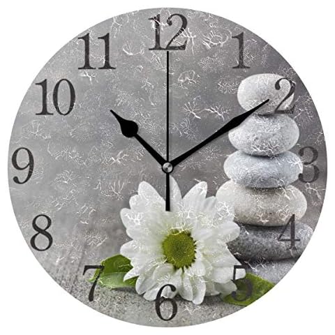 Relojes de pared con piedras