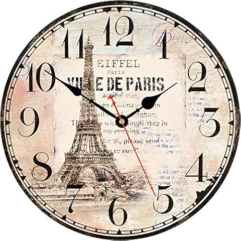 Relojes de pared Torre Eiffel
