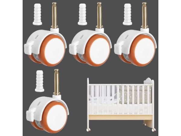 Roulettes pour mobilier bébé Vignette