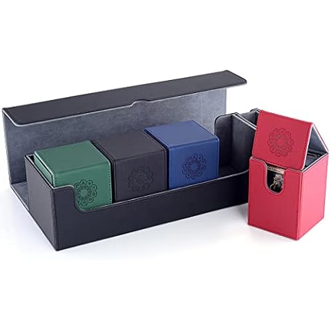 Kunstleder Sammelkarten-Aufbewahrungsboxen