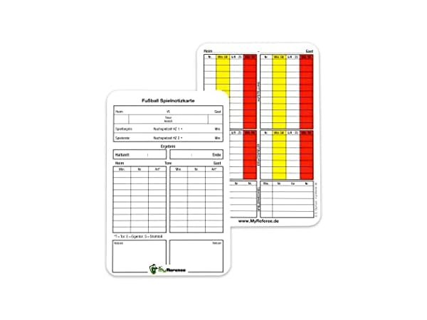 Scorebooks für Schiedsrichter & Trainer Vorschaubild