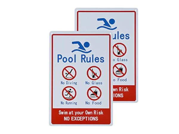 Señales para piscinas Miniatura