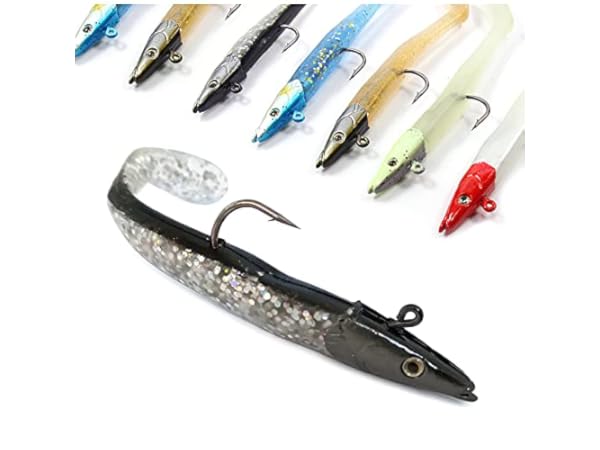 Señuelos de vinilo para pesca Miniatura