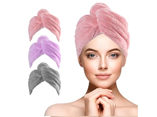Serviettes de séchage des cheveux Vignette