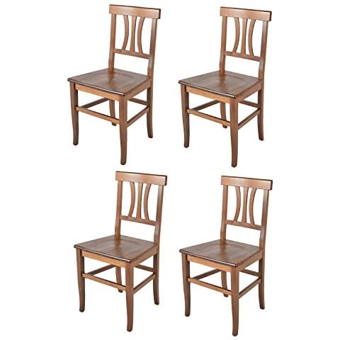 Sillas de comedor de nogal