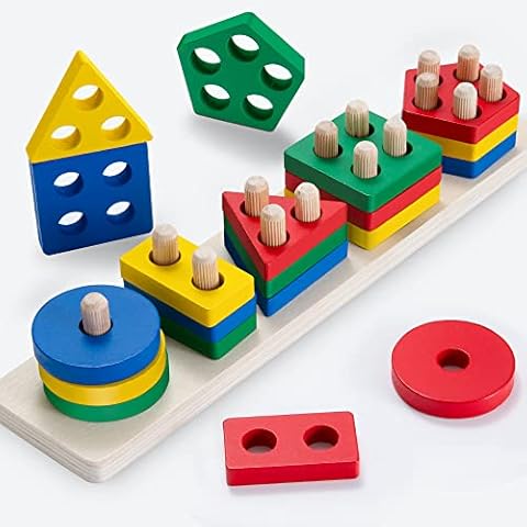 Holz Sortier- & Stapelspielzeug