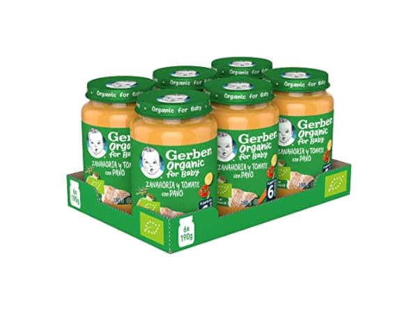 Tarritos de verdura para bebé Miniatura